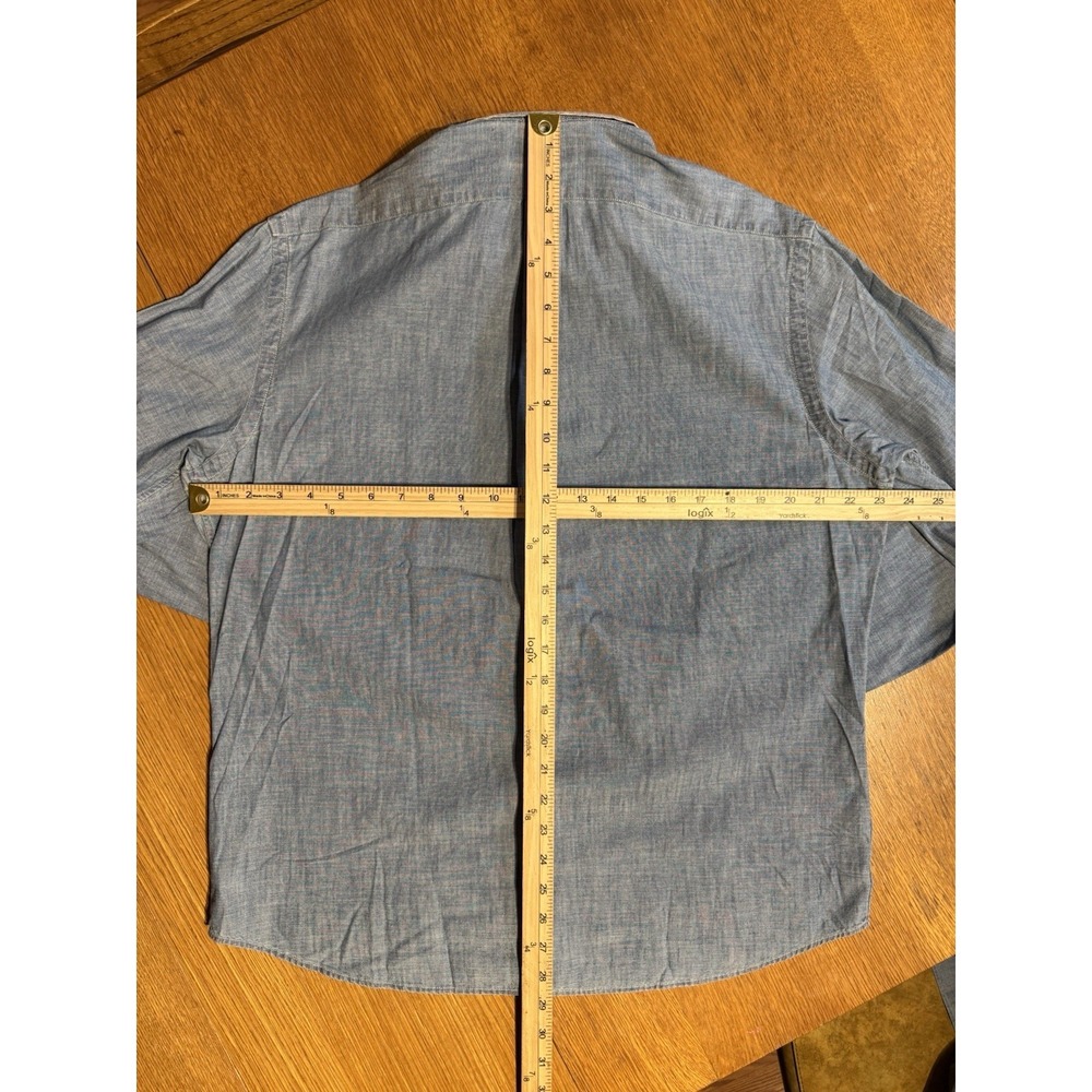 Polo Ralph Lauren Chambray Button Down Indigo Classic Fit Untucked L NWT - Picture 9 of 10